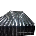 Hoja de acero de techo corrugado galvanizado de 0.25 mm